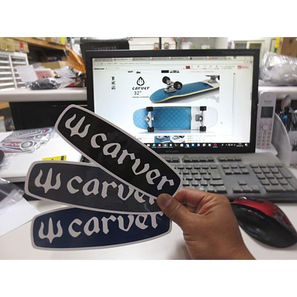 Carver J[o[ OG Logo Bar Sticker 5.6×18 T[tXP[g XP[g{[h T[tB XebJ[ V[