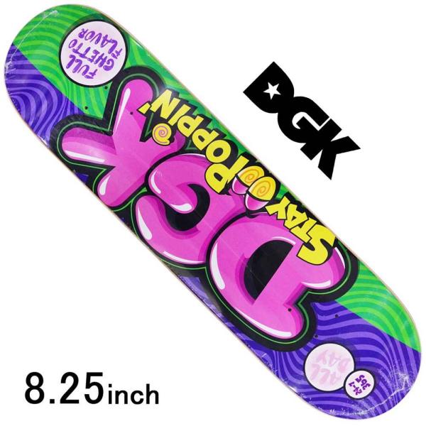 XP{[ XP[g fbL XP[g{[h JtHjADGK fB[W[P[  T[XDGK STAY POPPIN DECK 8.25inchTeam Model Xg[g B{[C DGK