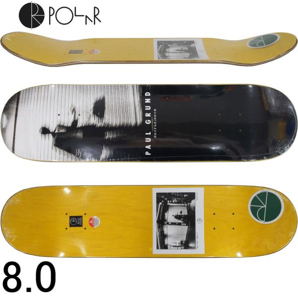 スケボー デッキ スケートボード スウェーデン Polar Skate Co ポーラー スケボーデッキ 送料無料新品 板 Rain フ ストリート Paul Mon 北欧 オシャレ Grund 8 0inch In