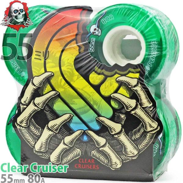 pEG y^ XP{[ \tgEB[ 55mm 80A NAN[U[ O[ Powell Peralta Clear Cruiser Wheels XP[g{[h Xg[g ^C