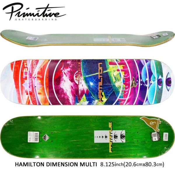 安さ一番 プリミティブ 8 125 デッキ パーツ インチ スケボー デッキ Primitive キッズ Spencer ストリート系スポーツ Hamilton Dimension Multi 人気 ブランド スケボー女子 キッズ おすすめ Primi 140 スケートボード専門店バタフライ 高価な購入