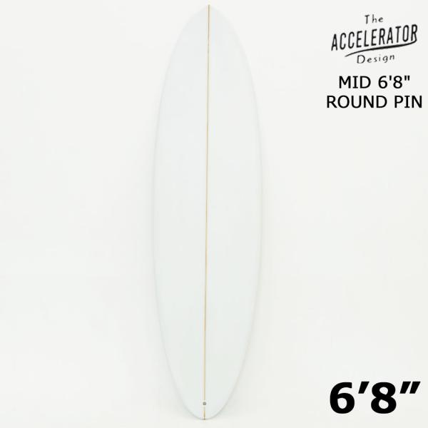 ブランド Accelerator アクセルレーター 商品名  ROUND PIN MID PU 6'8"    商品説明  最強のセカンドボード   【ROUND PIN MID PU 6'8"】   ミッドレングスに挑戦したいけど、どんな...