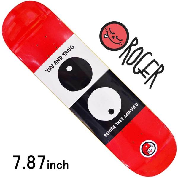 XP{[ XP[g fbL XP[g{[hROGER SKATE CO. W[ XP[g YIN AND YANG DECK 7.87inchXg[g IV t@bV ACe