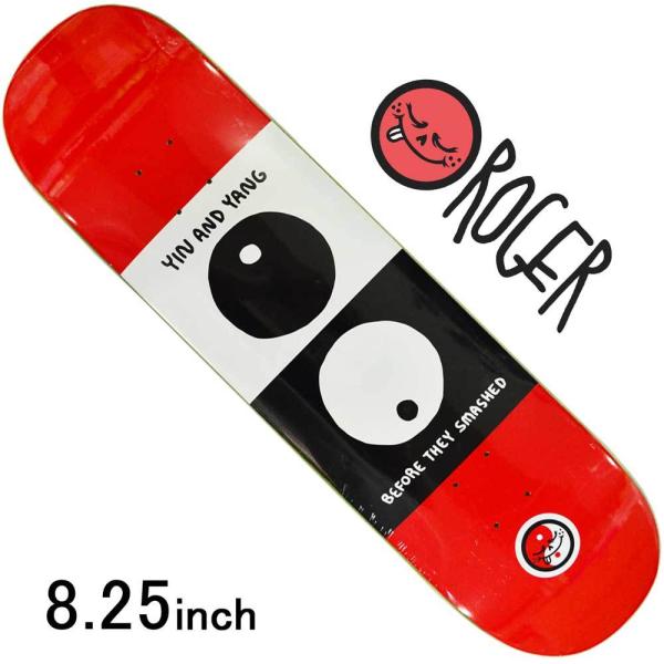 XP{[ XP[g fbL XP[g{[hROGER SKATE CO. W[ XP[g YIN AND YANG DECK 8.25inchXg[g IV t@bV ACe