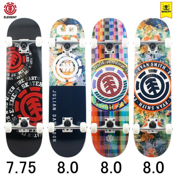 スケボー スケートボード コンプリート 完成品 Element エレメント ハイスペック コンプリート 初心者 おすすめ 板 ブランド デッキ