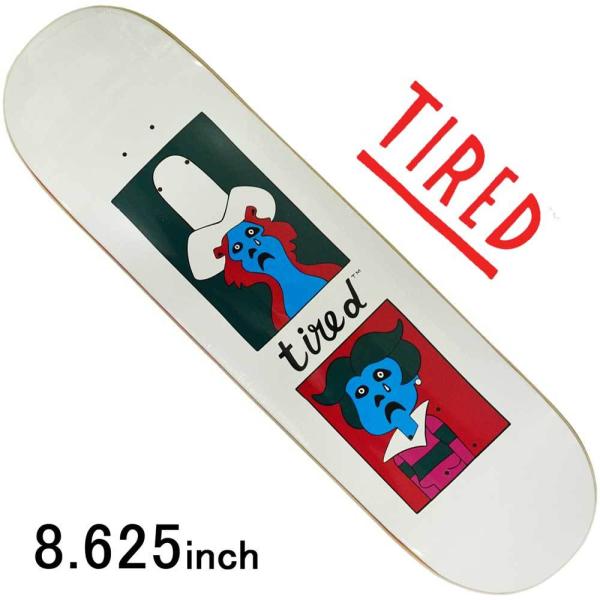 XP{[ XP[g fbL XP[g{[h OtBbNTIRED SKATEBOARDS ^Cbh XP[g{[SAD FACES REGULAR 8.625inchXg[g IV t@bV