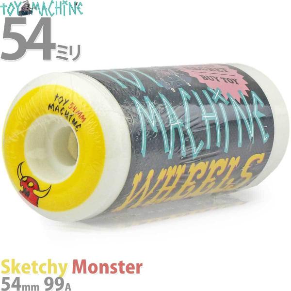 XP{[EB[ 54mm 99a gC}V[ n[h XPb` X^[ Toy Machine Sketchy Monster Skateboard XP[g{[h EB[ uh 