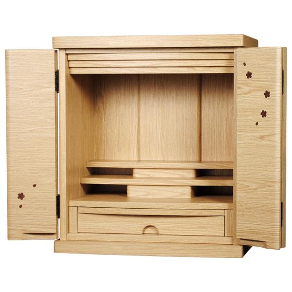 ◆仏縁堂オリジナルデザイン、コスパに優れたシンプルな造りのモダン仏壇機能性が充実したお仏壇を、お求めし安い価格でご提供サイズは15号・19号ワイド型の2サイズ色：紫檀色　胡桃色（ウォールナット色）　オーク色さらに仏具付きや上下セットも組み合...