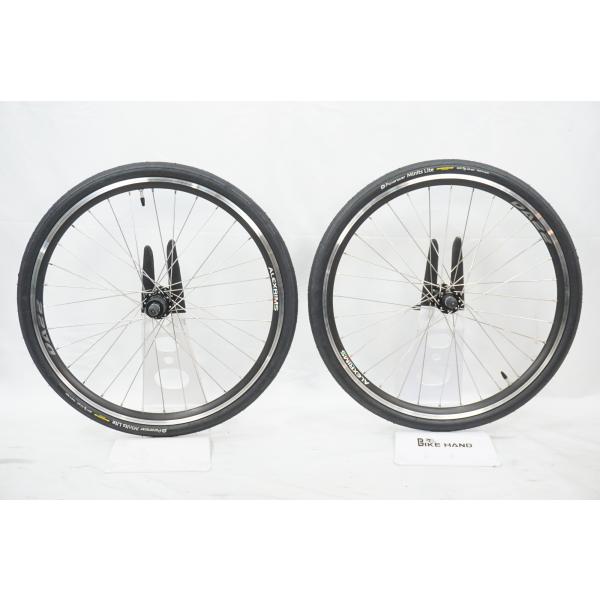 20インチ/451　ALEXRIMS ホイール前後セット　シルバー・シマノ11S 20インチシマノ・105ホイール前後セット 451サイズポリッシュ
