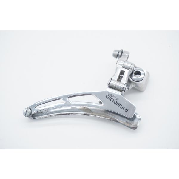 SUNTOUR CYCLONE MARK-II フロントディレイラー SR SUNTOUR 「エスアールサンツアー」 CYCLONE MK2 フロント