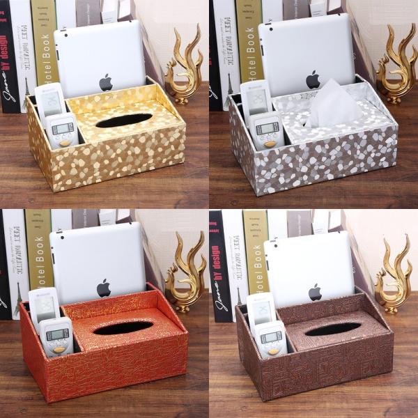 ペーパーボックス ティッシュケース 多機能収納ボックス付き リモコンラック 卓上収納 ティッシュカバー 小物入れ おしゃれ 車用 姫系 花柄 激安 Buyee 日本代购平台 产品购物网站大全 Buyee一站式代购 Bot Online