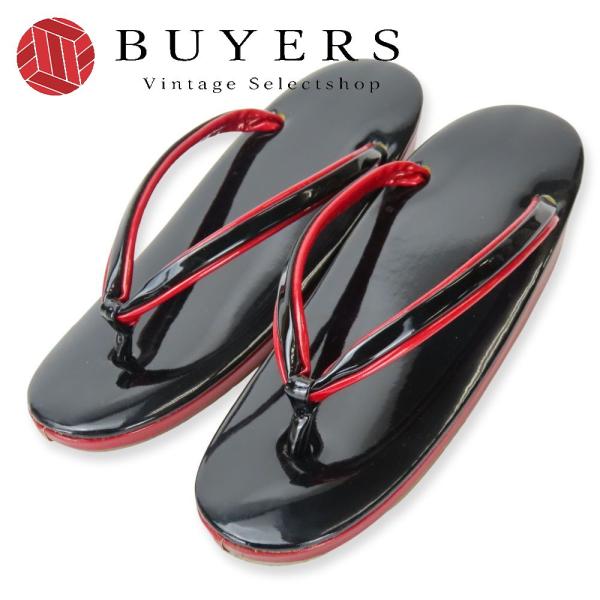DETAILブランド：―品名：【中古】 草履 エナメル 黒 赤 フォーマル 小物 レディース 女性型番：―サイズ  日本サイズ：約 24cm相当甲幅：約 7cm全長：約 23cmヒール高：約 4cm 重量：約320g素材：エナメルカラー： ...