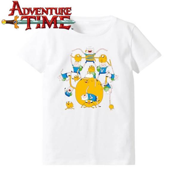 ドリーム アドベンチャータイム Tシャツ フィン＆ジェイク（ホワイト 