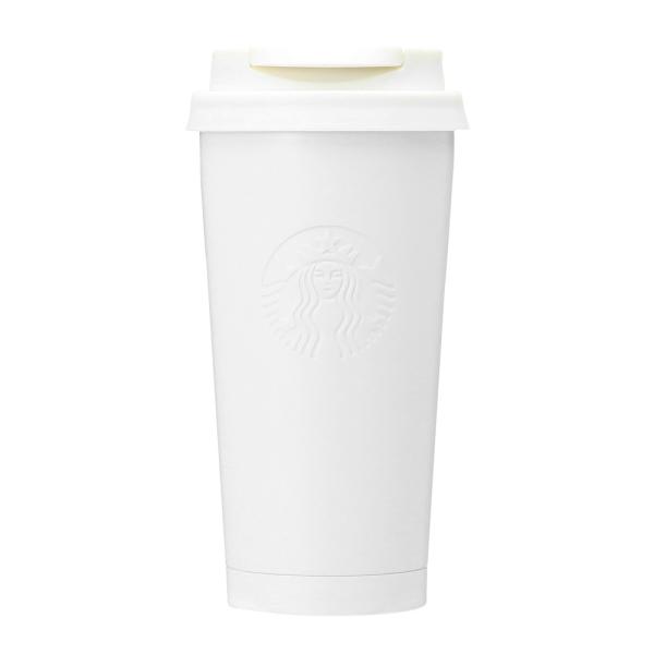 STARBUCKS リサイクルステンレスTOGOロゴタンブラーマットホワイト473ml