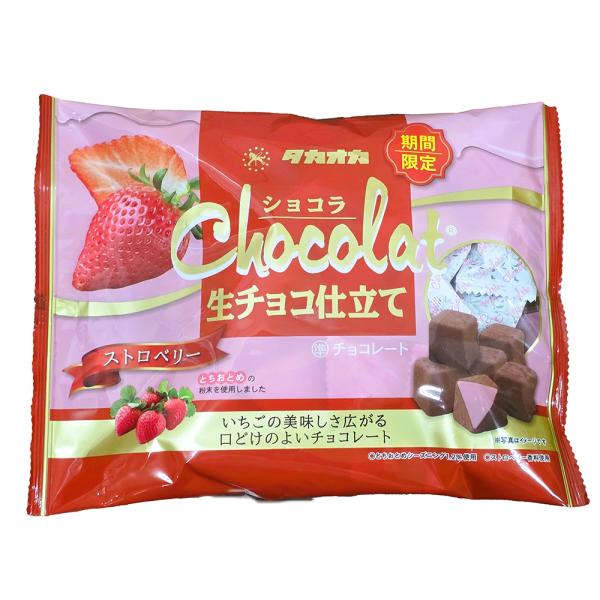タカオカ ショコラ生チョコ仕立て ストロベリー 120g : BUY MORE