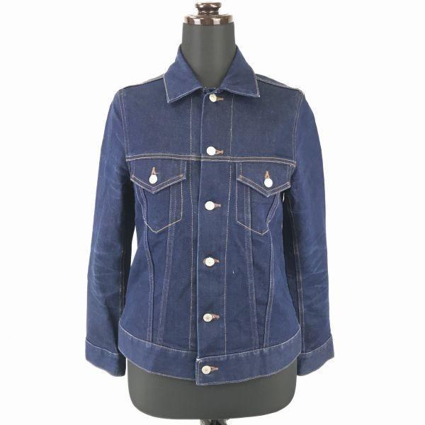 90s/Vintage/日本製★ハリウッドランチマーケット★シャンブレーシャツ【1/レディースS/紺】HOLLYWOOD RANCH MARKET/Made in Japan◆BC481