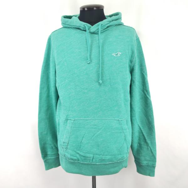 Hollister/ホリスター★スウェットパーカー【メンズM/緑/green】ジップアップ/Tops/hoodie/jacket◆BJ156-c