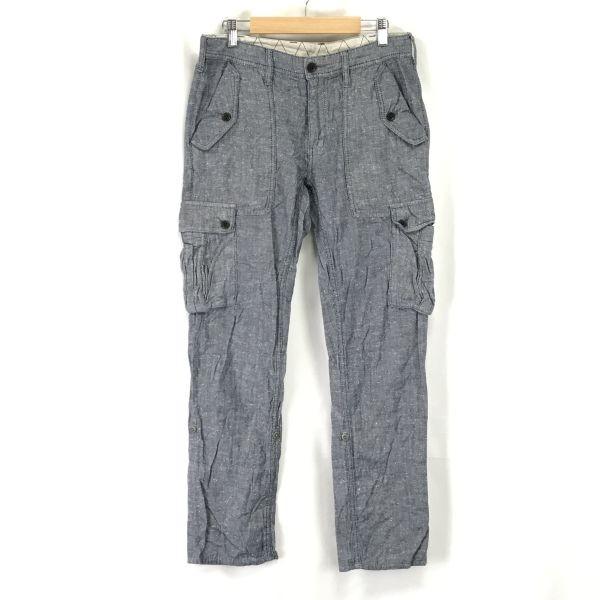 ムッシュニコル/MONSIEUR NICOLE★多ポケット/カーゴパンツ【46/メンズM/股下79cm/グレー/gray】Pants/Trouser◆cBH567