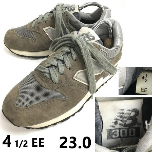 new balance/ニューバランス★300/ローカットスニーカー【4.5/23.0/レディース/gray/グレー】sneakers/Shoes/trainers◆sH-151