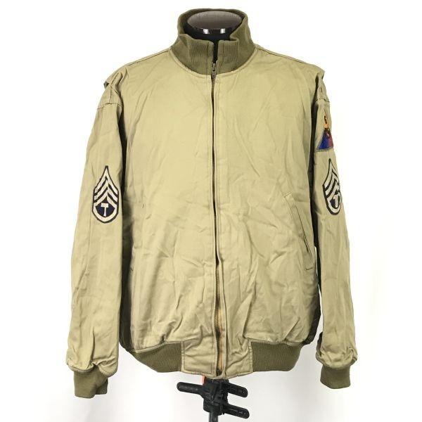 美品■HOUSTON タンカースジャケット　タクシードライバー　カーキ ヒューストン HOUSTON☆US SURPLUS☆AC5154/タンカースジャケット