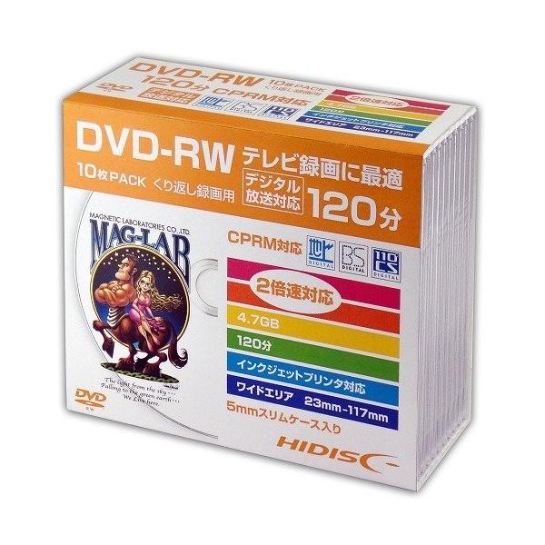 HIDISC DVD-RW ^p5mmXP[X10P HDDRW12NCP10SC