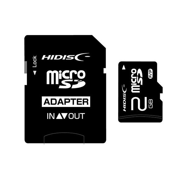 HIDISC microSD[J[h 2GB HDMCSD2GCLJP3