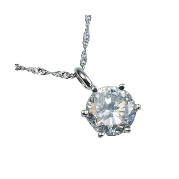 楽天市場】プラチナ ダイヤモンド1.5ct フラワーネックレス