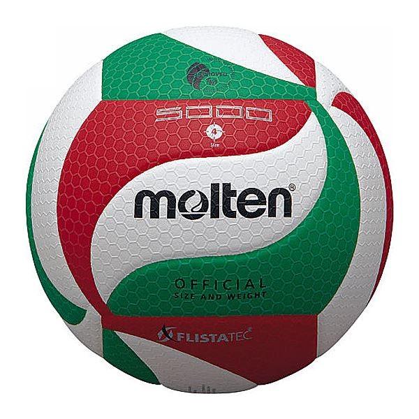 たけ　モルテン　molten バレーボール　5号　V5M5000　4個 モルテン V5M5000 バレーボール - FIVB認定 PUレザー インドア