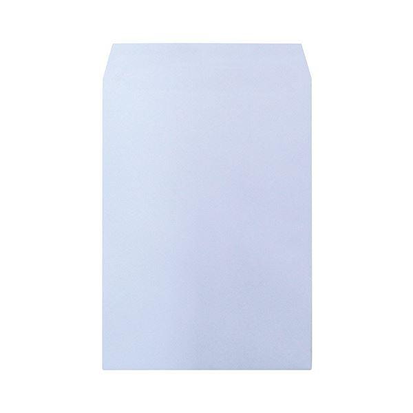 ハート 透けないカラー封筒 テープ付角2 パステルアクア XEP474 1セット（500枚：100枚×5パック）
