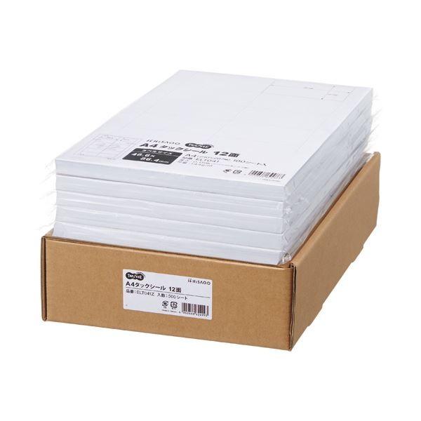 TANOSEE A4^bNV[ƖppbN 12 46.6×86.4mm 1i500V[gF100V[g×5j