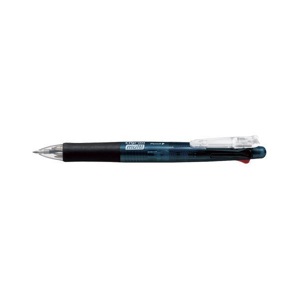 （まとめ） ゼブラ クリップオンマルチ 4色ボールペン0.7mm（黒・赤・青・緑）+シャープ0.5mm 黒 〔×10セット〕