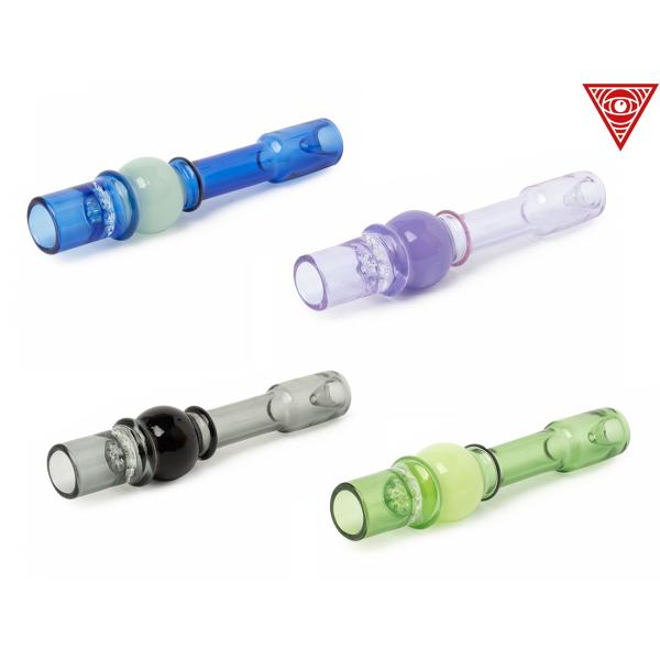 RED EYE CORINTHIAN GLASS ONE HITTER PIPE レッドアイグラス コリンシアン ハニカムガラスワンヒッターパイプ 3221