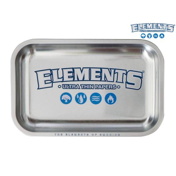 ELEMENTS SILVER METAL ROLLING TRAY エレメンツ シルバー メタル ローリングトレイ