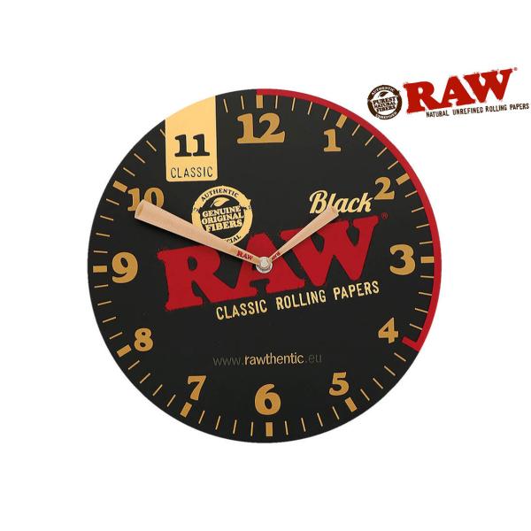 RAW CLOCK BLACK ロウ クロック 掛け時計 ブラック RAW CLOCK BLACK ロウ クロック 掛け時計 ブラック : バズ