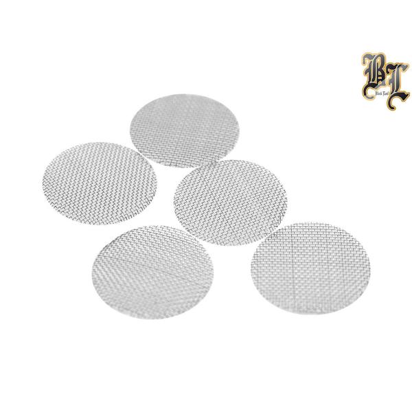 PIPE SCREENSパイプ ボング用 スクリーン ネット 網喫煙具（パイプ・ボング・ヴェポライザー）全般の火皿などに敷く円形のスクリーンネット（網）になりますこちらは、ドイツのBLACK LEAF ブラックリーフ社製となり、市販のスクリ...