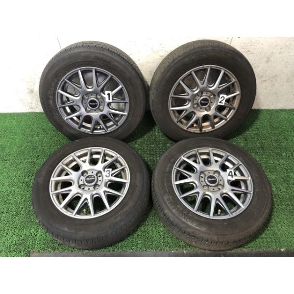 マーチ 社外 14インチ アルミホイール タイヤ 4本セット 5.0J 4穴 PCD