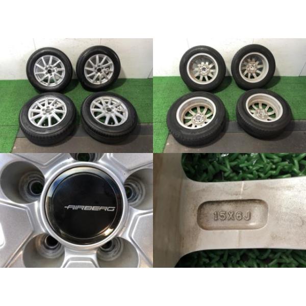 社外アルミ ホイール 4本セット 15インチ 15×6J PCD 100-5H 5穴 195