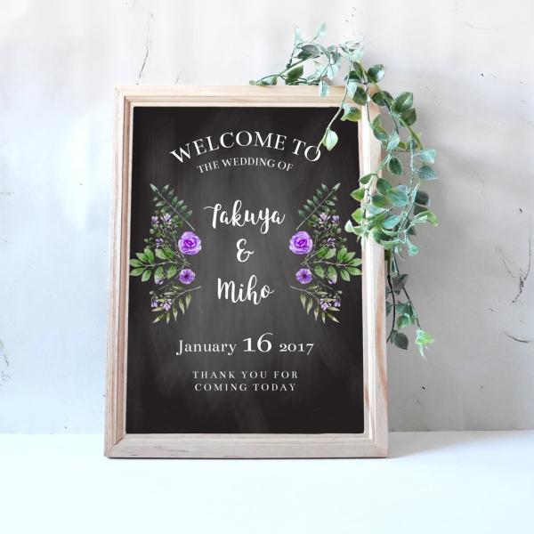 A3 ウェルカムボード ポスター チョークボード 送料無料 結婚式 W 023s ウェディングストア Studio Monaca 通販 Yahoo ショッピング