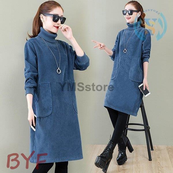 ワンピース レディース 秋 冬 40代 50代 きれいめ 長袖ワンピース タートルネック ロング丈 厚手 上品 大きいサイズ 暖かい コーデ おしゃれ 韓国風 着痩せ 新品 Cc21 Wi03zrr2 Byf 通販 Yahoo ショッピング