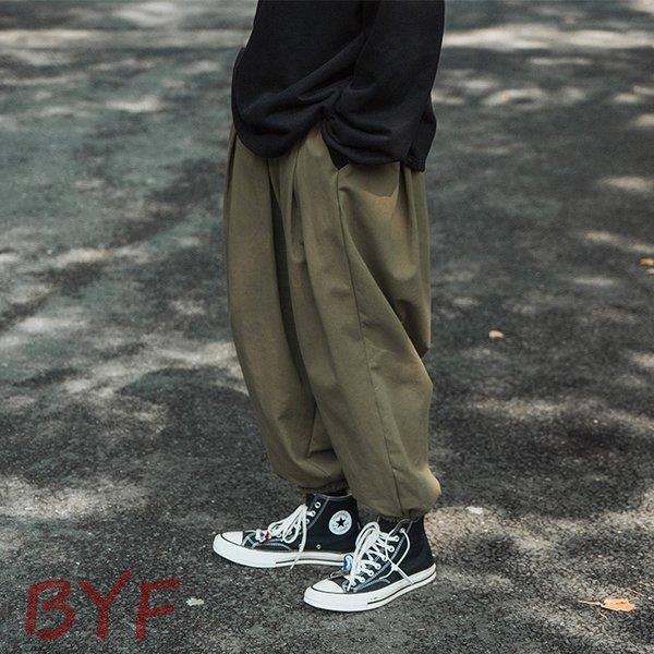 ワイドパンツ メンズ リラックスパンツ メンズ バルーンパンツ ゆったり 太い 太め ビッグシルエット ゆったり ストリート系 ス Cc21 Wi29zrr228 Byf 通販 Yahoo ショッピング