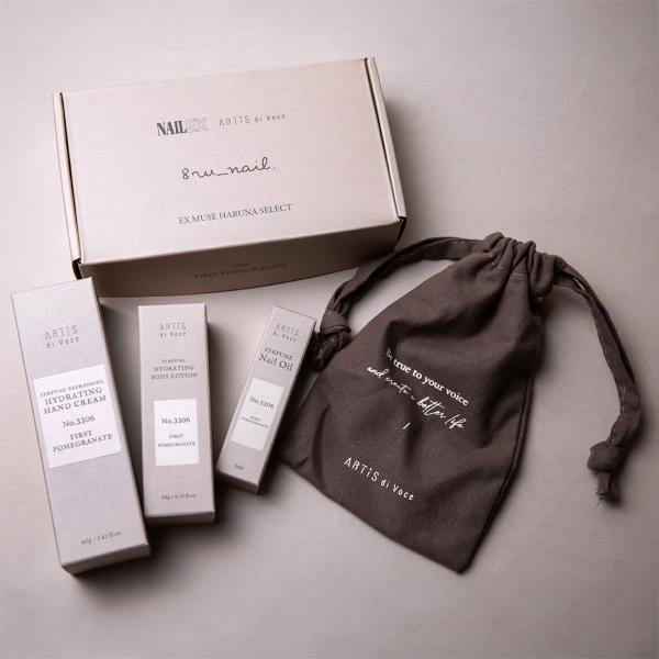 ネイルマガジン「NAILEX」とのコラボセット企画商品！第4期 EX MUSE のharunaがマグネットカラージェル M3306 のカラーインスピレーションを得たARTiS di Voce（アーティス ディ ヴォーチェ）ファーストポムグラ...