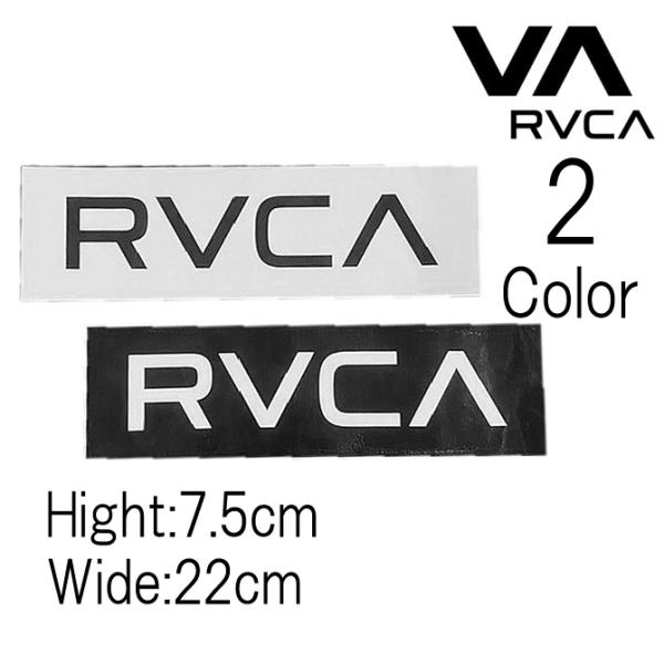 RVCA（ルーカ） ルカ BIG RVCA W220 STICKE ロゴ プリントステッカー