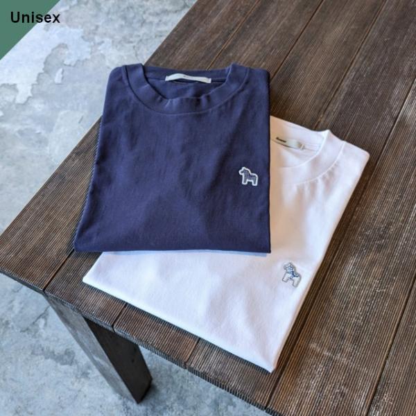 amne "Dalahast"ワッペンTシャツ "Dalahast" Half sleeve tee