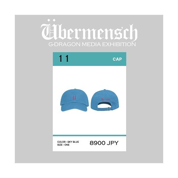 CAP_SKY BLUE ubermensch G-DRAGON ジードラゴン グッズ G-DRAGON公式グッズ GDRAGON 公式グッズ