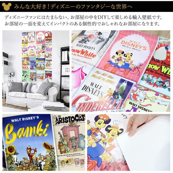 自分で 壁紙 クロス 輸入壁紙 張り替え Diy Diy Posters 壁紙 Disney ディズニー Movie おしゃれ Posters 不織布 Retro Girls Vd 040 Kgerd030 ビニールカーテンのcレンジャー