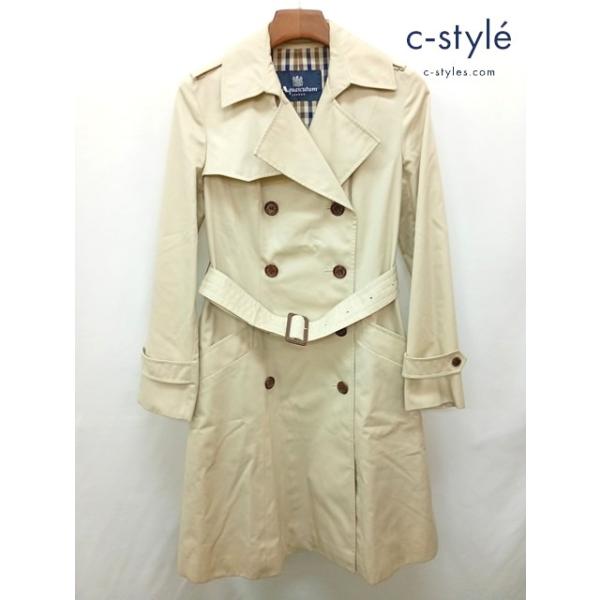 [人気] Aquascutum アクアスキュータム トレンチコート 7S ベージュ ダブルブレスト 1557720-91 レディース | ★ C517
