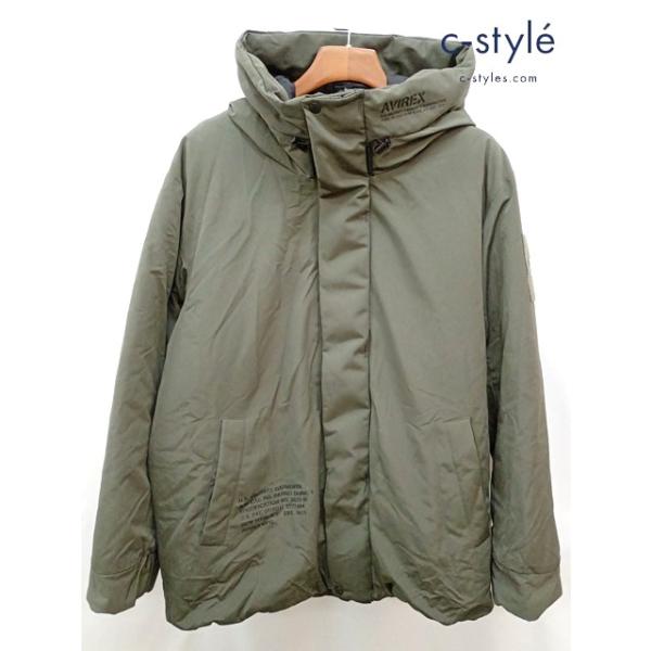 [人気] AVIREX アヴィレックス ダウンパーカージャケット 2XL カーキ 783-3253003 | ★ F073