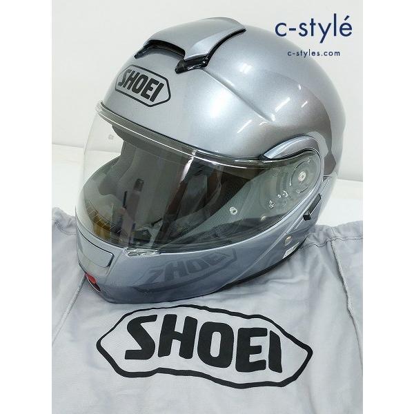 [人気] SHOEI ショウエイ フルフェイスヘルメット XL（61cm) パールグレーメタリック NEOTEC | ★ F430