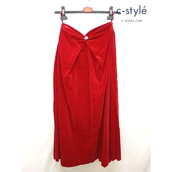 [未使用品] Vivienne Westwood RED LABEL ヴィヴィアンウエストウッドレッドレーベル スカート 44 レッド | ★ I525
