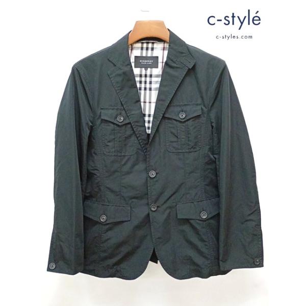 [人気] BURBERRY BLACK LABEL バーバリーブラックレーベル ジャケット M ブラック BMP19-809-09 | ★ I620
